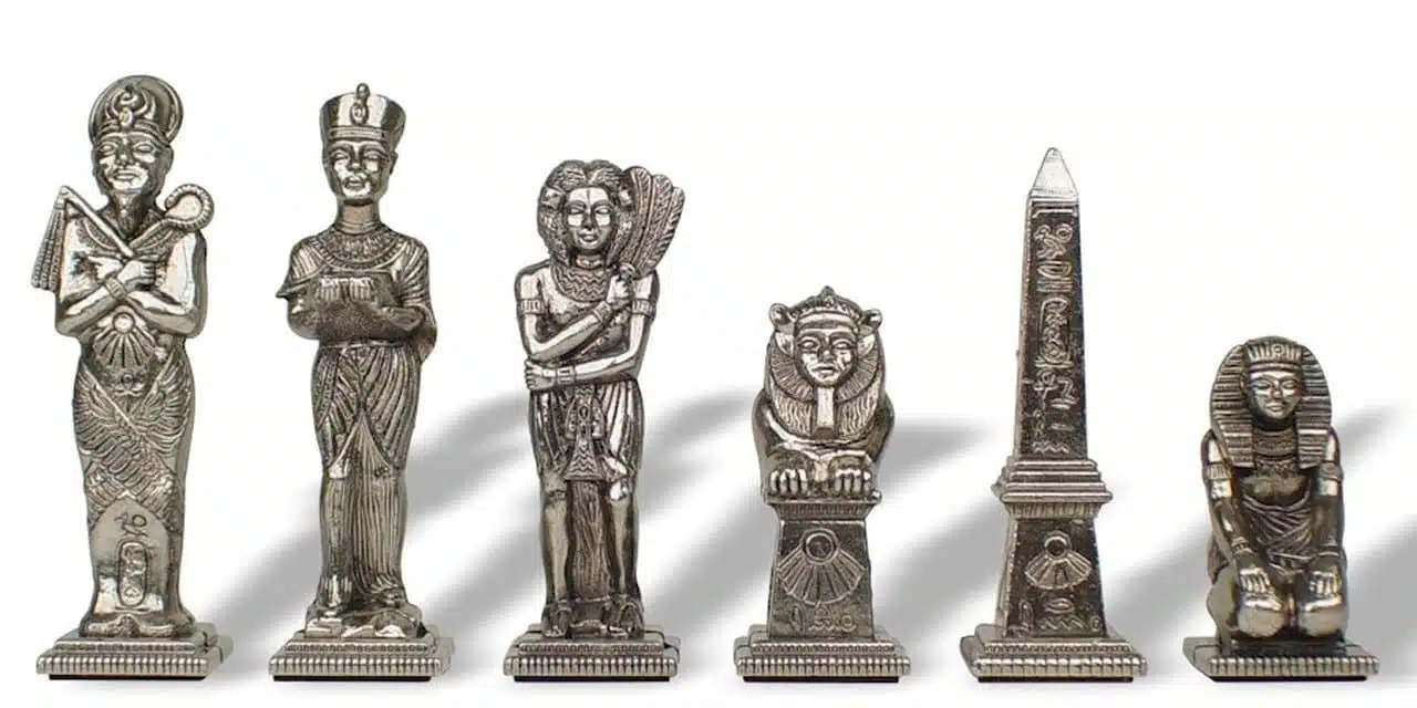 Jeu d'Echecs en Métal Egypte - Image 3