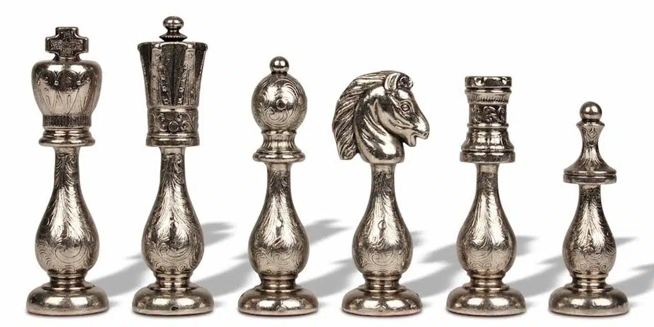 Jeu d'Echecs en Métal Arabic Style - Image 3