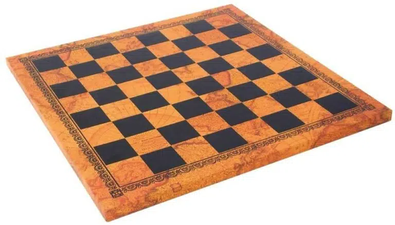Echiquier en Similicuir Carte du Monde
