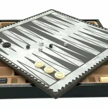 Ensemble Viking II Echiquier Coffret en  Similicuir et Jeu d'Echecs Peint à la Main - Image 14