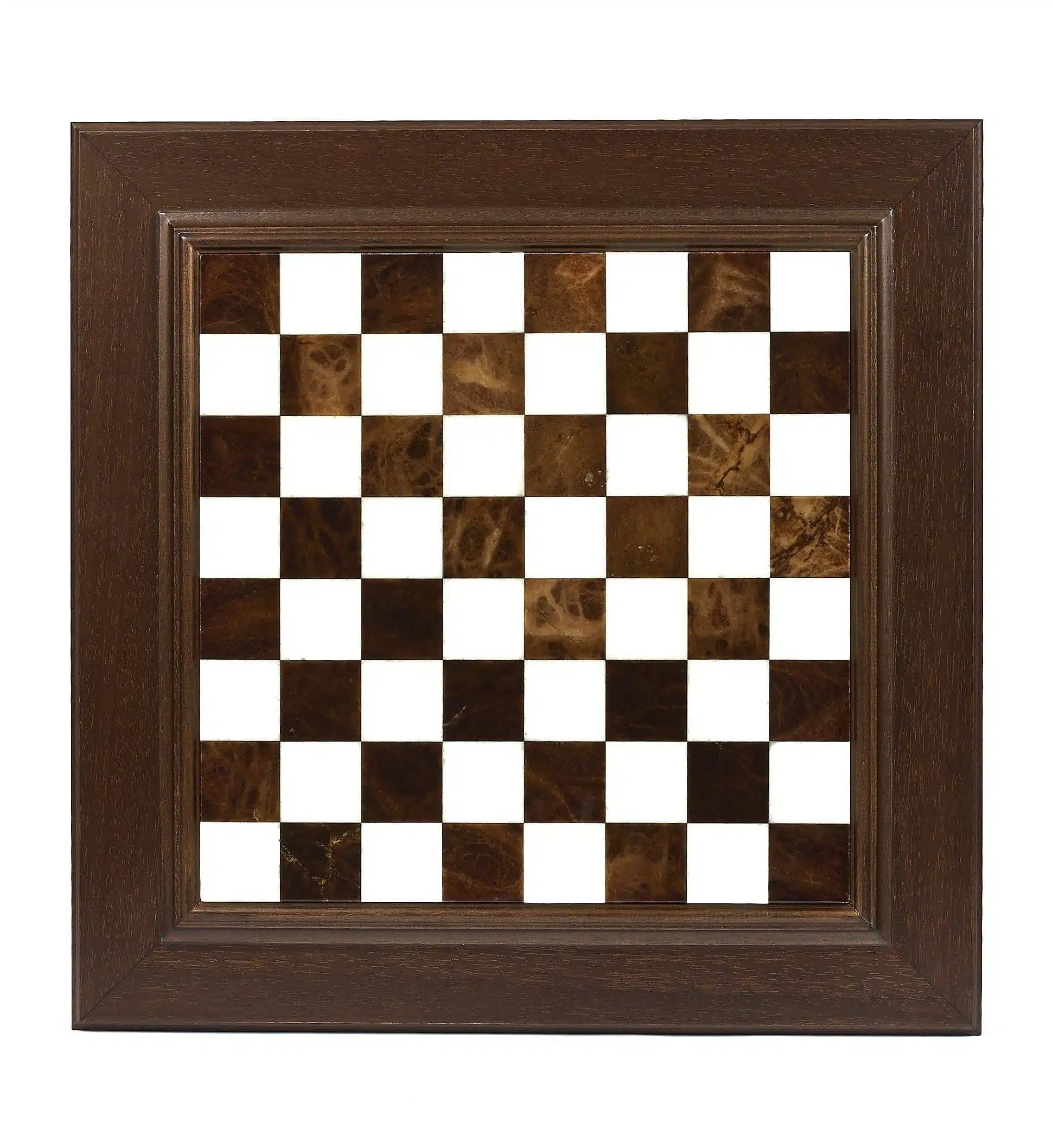 Ensemble Bataille de Waterloo 1 Echiquier en Bois et en Marbre et Jeu d'Echecs Peint à la Main - Image 10