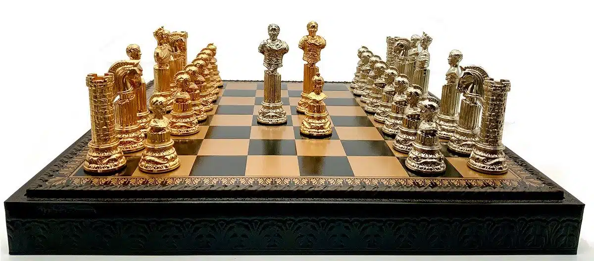 Ensemble Empire Romain VI Echiquier avec Rangement et Jeu d'Echecs - Image 5