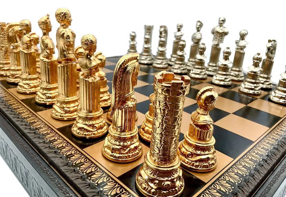 Ensemble Empire Romain VI Echiquier avec Rangement et Jeu d'Echecs - Image 3