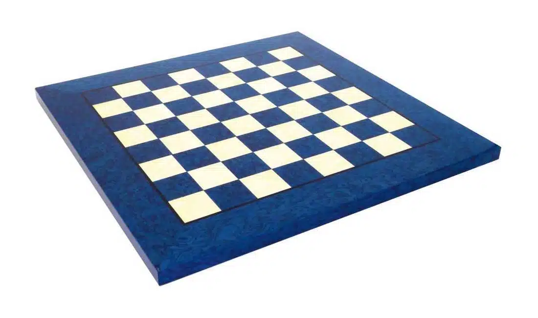Ensemble Egypte III Echiquier en Bois d'Erable & Jeu d'Echecs en Métal Massif Peint à la Man - Image 11