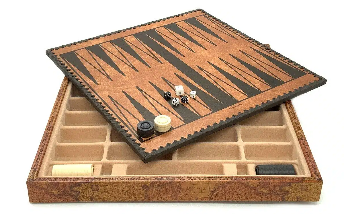 Ensemble Grand Napoléon II Echiquier avec Rangement et Jeu d'Echecs en Métal - Image 15