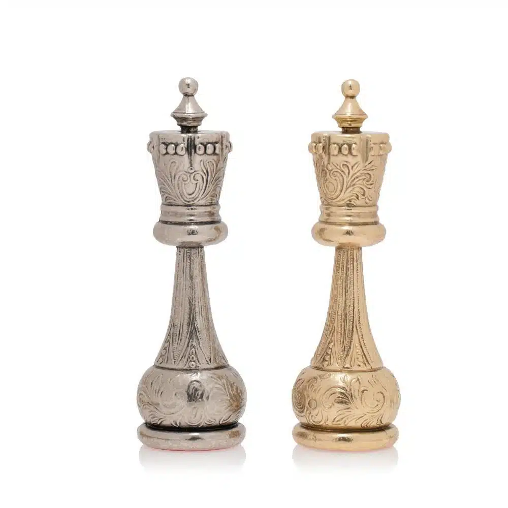 Jeu d'Echecs en Métal Flowered - Image 6