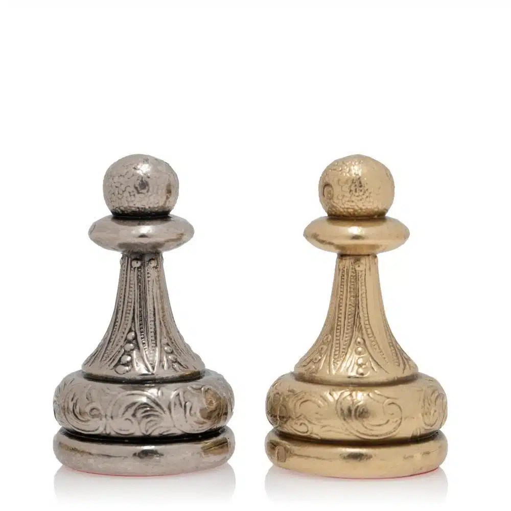 Jeu d'Echecs en Métal Flowered - Image 10