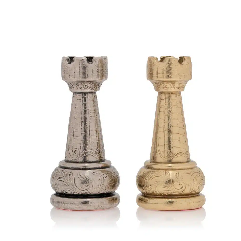 Jeu d'Echecs en Métal Flowered - Image 9