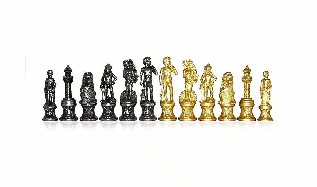 Jeu d'Echecs en Métal "Florentine"