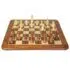Ensemble Supreme Classic Echiquier en Bois de Rose Doré et d'Erable & Jeu d'Echecs en Bois de Rose Doré