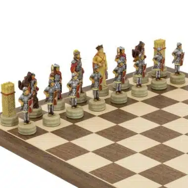 Jeu d'Echecs en Résine Empire Byzantin vs Califats Arabes - Image 6