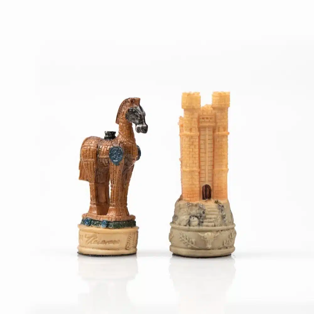 Jeu d'Echecs en Résine La Guerre de Troie - Image 6