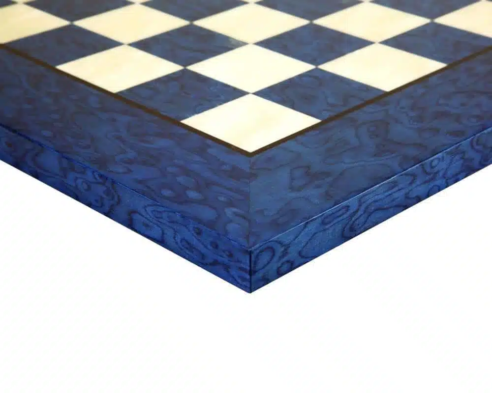 Ensemble Egypte III Echiquier en Bois d'Erable & Jeu d'Echecs en Métal Massif Peint à la Man - Image 12