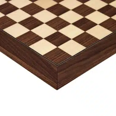 Ensemble French Knight III Echiquier en Bois de Rose et d'Erable & Pièces d'Echecs en Bois de Rose - Image 9