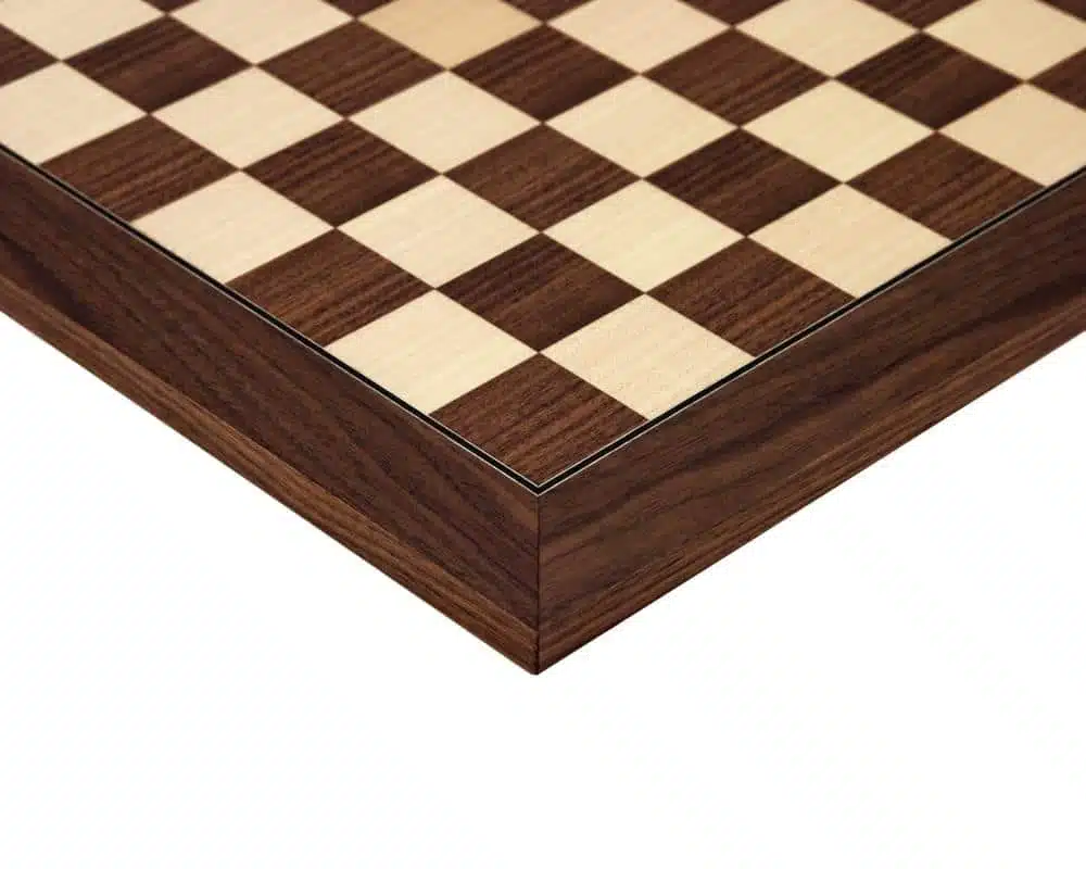 Ensemble French Knight III Echiquier en Bois de Rose et d'Erable & Pièces d'Echecs en Bois de Rose - Image 9