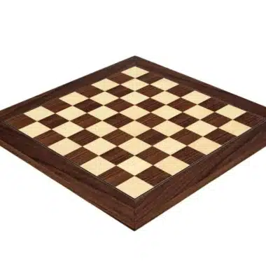Ensemble French Knight III Echiquier en Bois de Rose et d'Erable & Pièces d'Echecs en Bois de Rose - Image 8