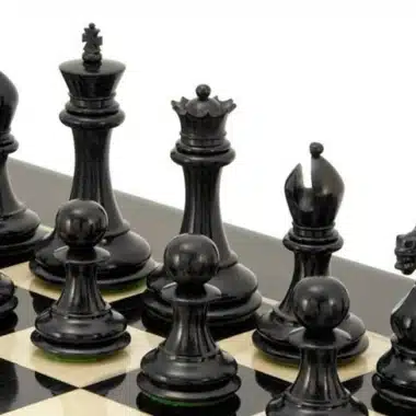 Jeu d'Echecs "Souverain II" en Bois d'Ebène - Image 3
