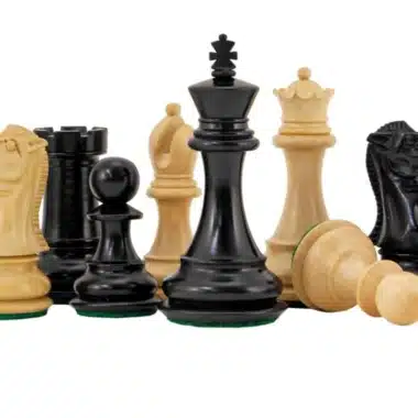 Jeu d'Echecs Highclere en Bois d'Ebène - Image 2