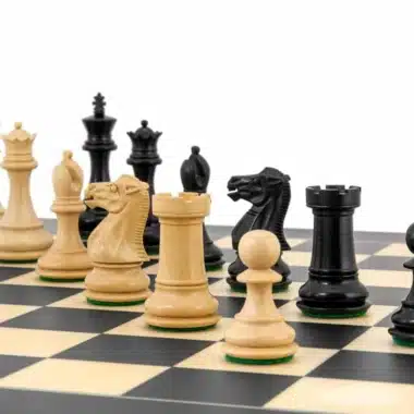 Jeu d'Echecs Highclere en Bois d'Ebène - Image 5