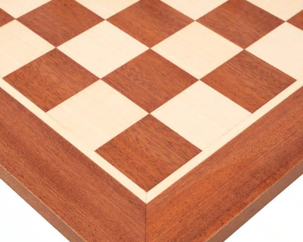 Ensemble Novice Echiquier en Bois d'Acajou, Jeu d'Echecs en Bois d'Acacia et de Buis & Coffret de Rangement en Wenge - Image 7