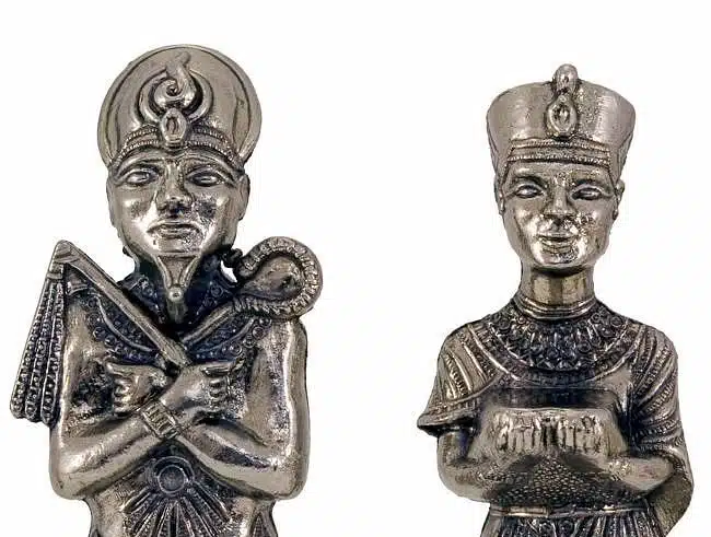 Jeu d'Echecs en Métal "Egypte"