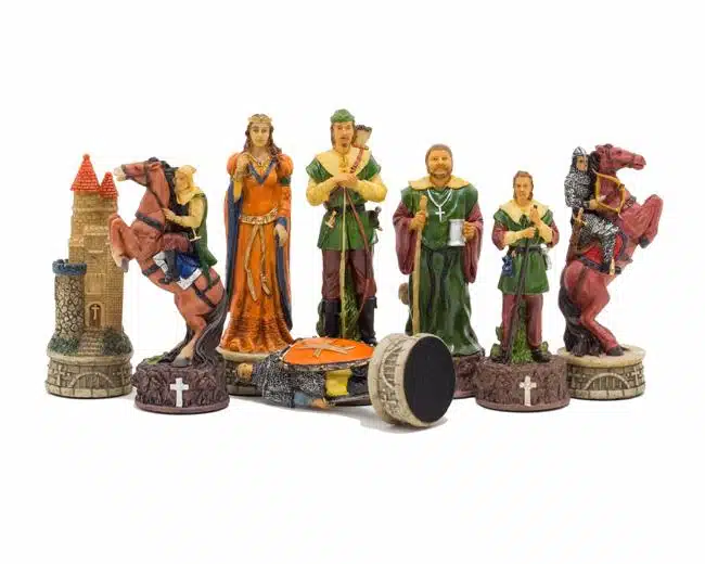 Jeu d'Echecs en Résine "Robin des Bois"
