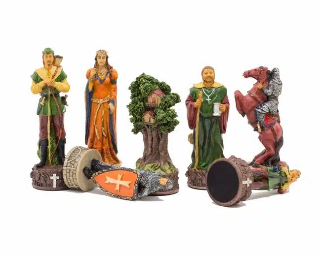 Jeu d'Echecs en Résine "Robin des Bois"