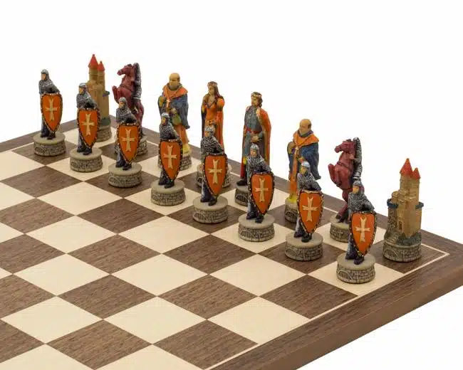 Jeu d'Echecs en Résine "Robin des Bois"