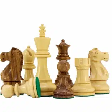 Jeu d'Échecs Staunton Jacob Knight en Bois de Sheesham et Bois de Buis