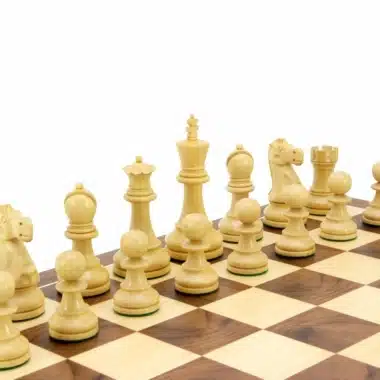 Jeu d'Échecs Staunton Jacob Knight en Bois de Sheesham et Bois de Buis