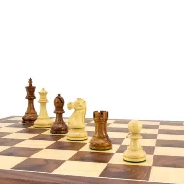 Jeu d'Échecs Staunton Jacob Knight en Bois de Sheesham et Bois de Buis