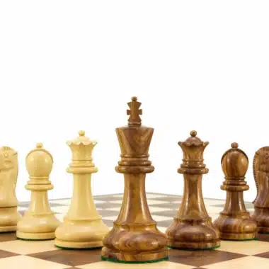 Jeu d'Échecs Staunton Jacob Knight en Bois de Sheesham et Bois de Buis