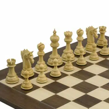 Jeu d'Échecs The Dubliner en Bois de Rose et Bois de Buis