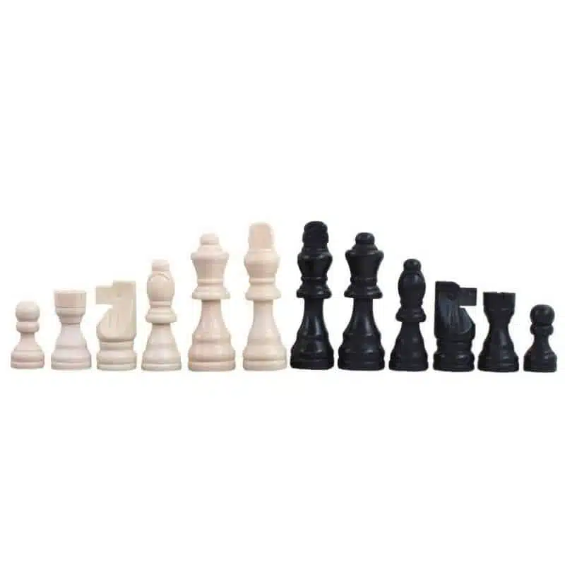 Ensemble Jeu d'Echecs en Bois Novice avec Coffret de Rangement - Image 3