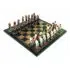 Jeu d'Échecs Jazz vs Rock - Échiquier en similicuir & Pièces en résine