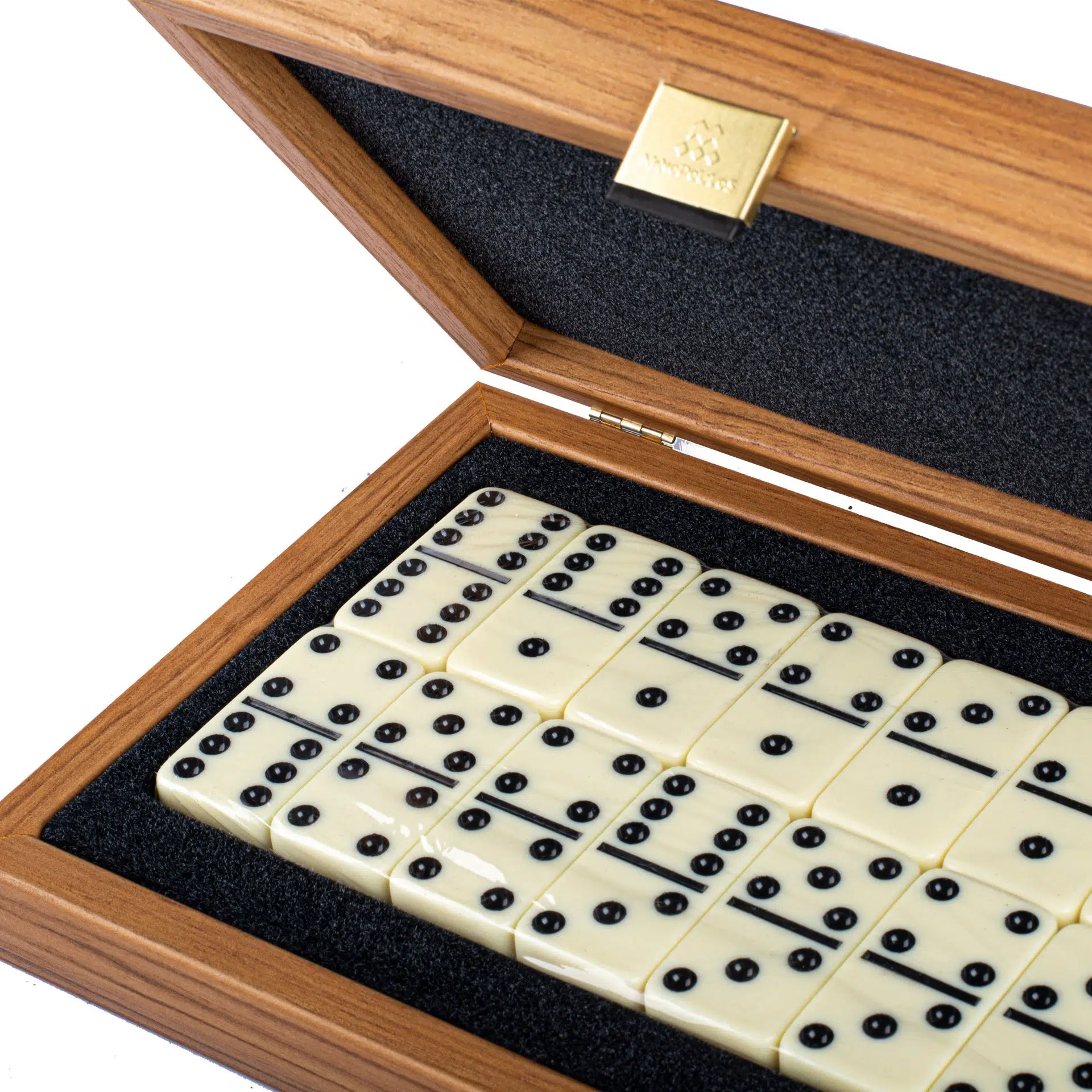 Set de Domino - Coffret en Bois de Loupe de Lupo - Image 3