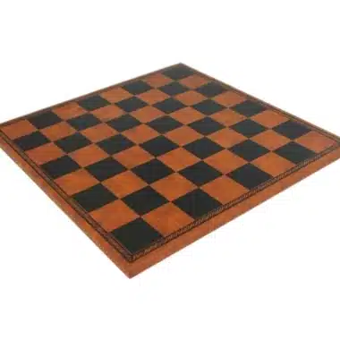 Jeu d'Echecs Fantasy Eau vs Feu en Résine et Échiquier en Similicuir Marron et Noir - Image 9