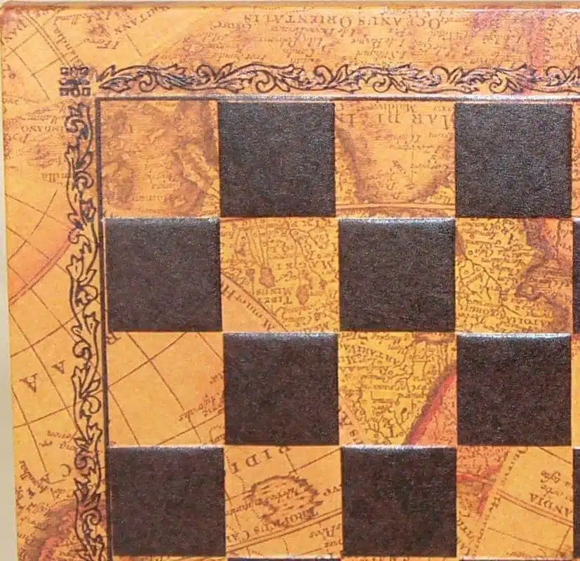Jeu d'Echecs Camelot - Échiquier Similicuir & Jeu d'échecs en Résine - Image 7