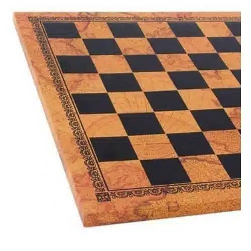 Jeu d'Echecs Camelot - Échiquier Similicuir & Jeu d'échecs en Résine - Image 8