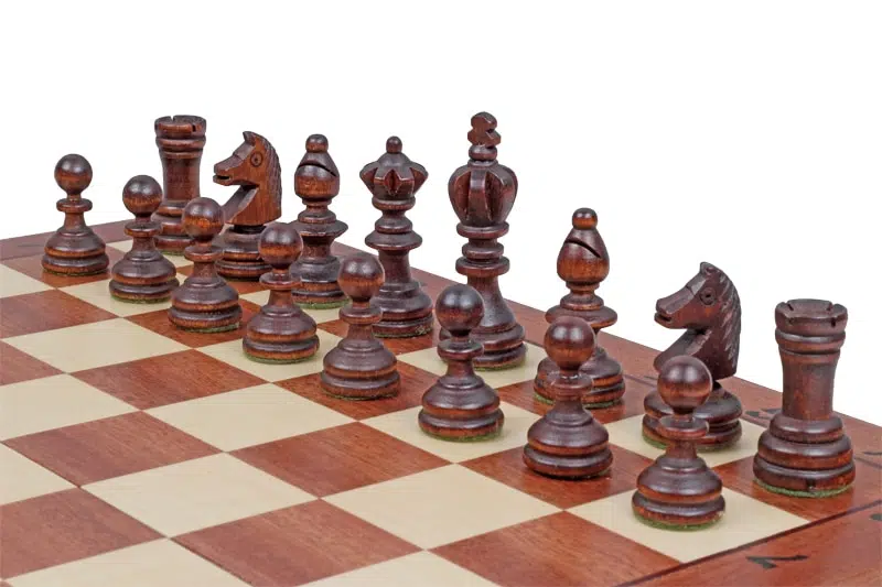 Jeu d'Echecs Pliable en Bois Olympic - Image 3