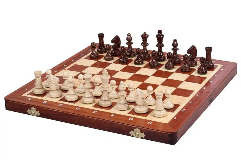 Pieces Echecs et Plateau de jeu Pliable en Bois