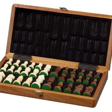 Petit Jeu d'Echecs en Bois Economique - Image 2