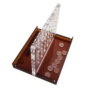 Jeu de Societe Puissance 4 Original en Plexiglas Orange - Image 4