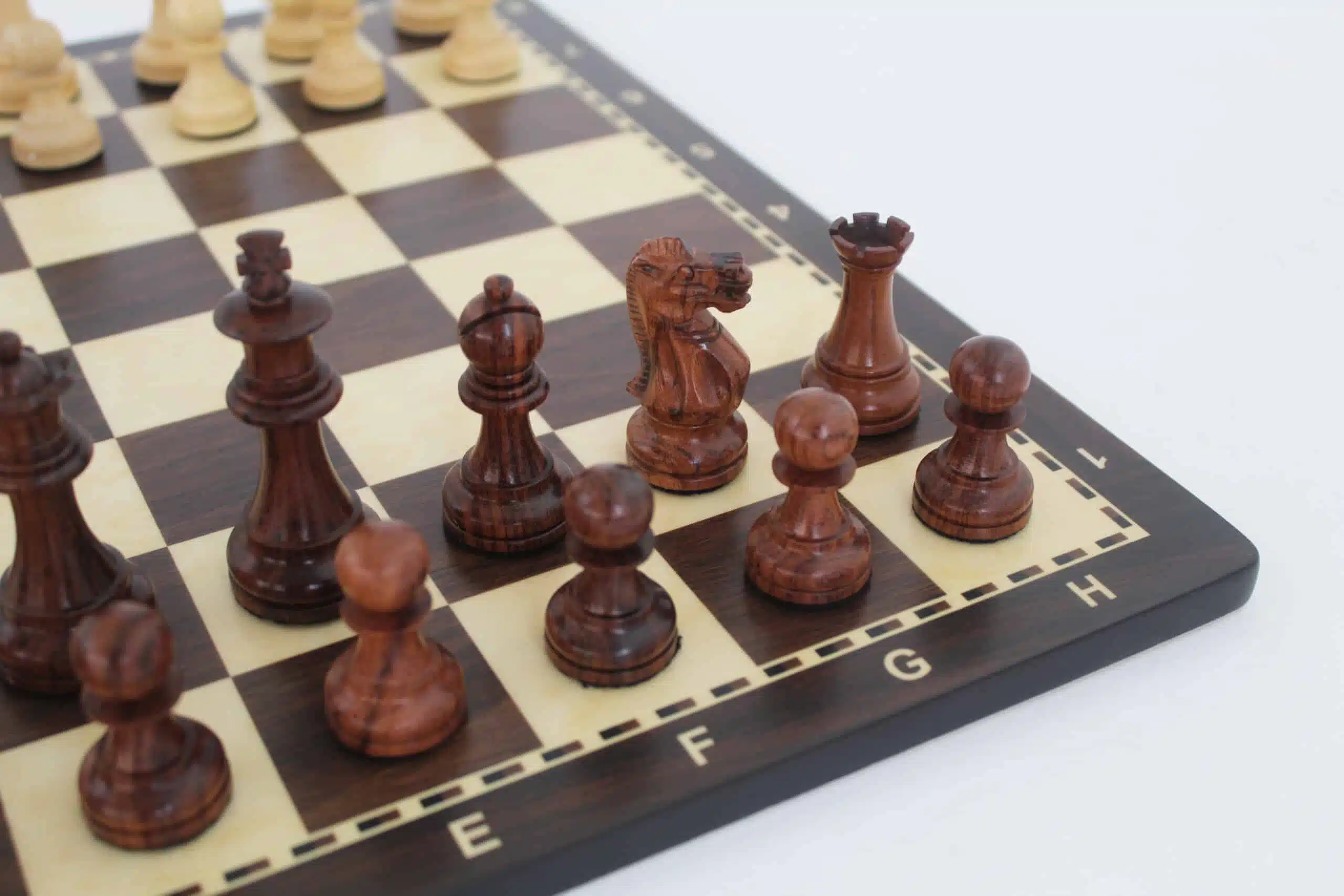 Jeu d'Echecs Staunton avec Echiquier Alphanumerique - Image 3
