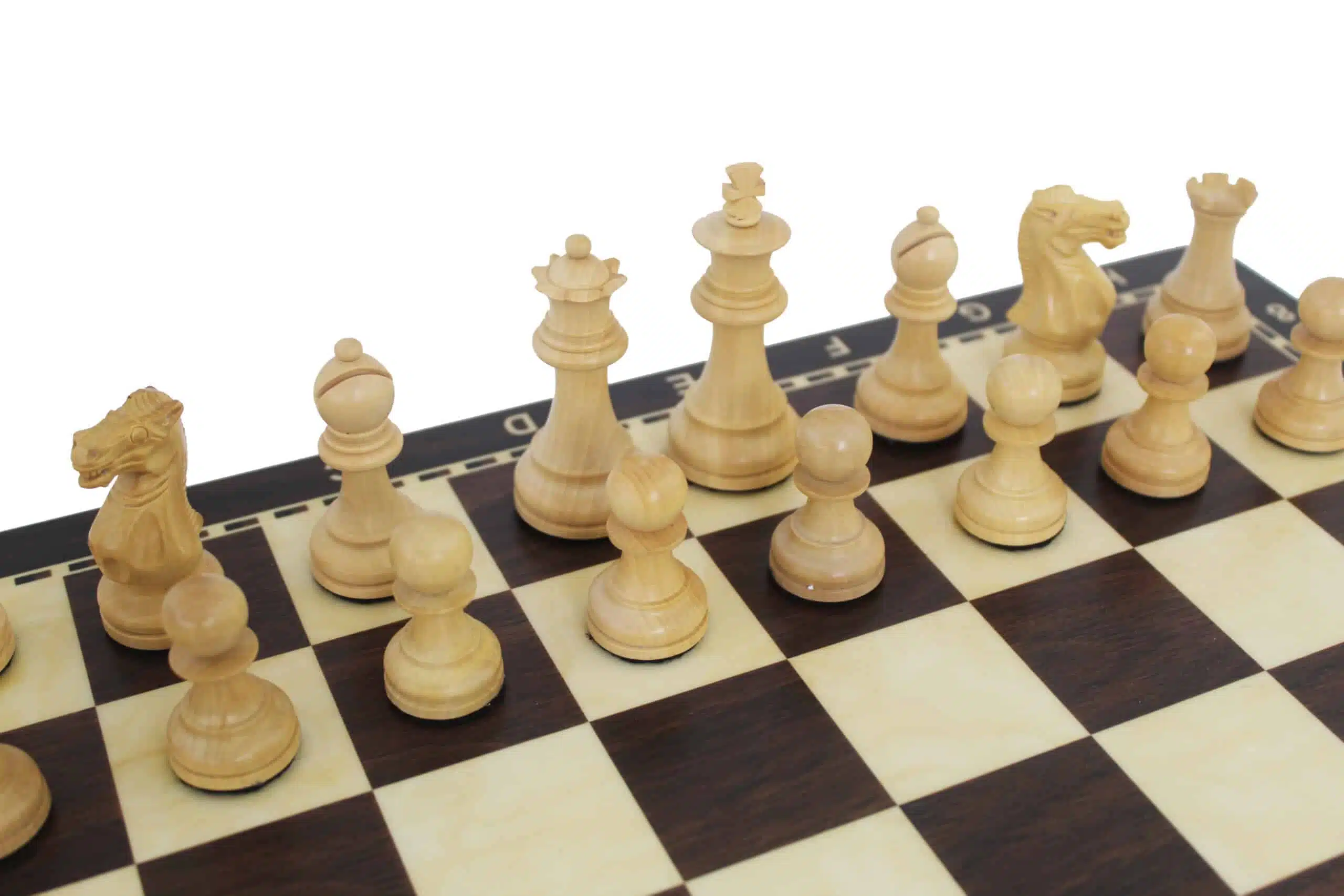 Jeu d'Echecs Staunton avec Echiquier Alphanumerique - Image 2