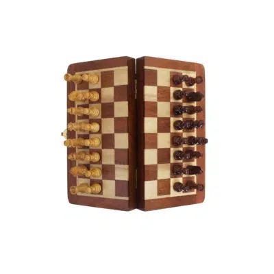 Jeu d'Echecs en Bois et Magnétique Staunton - 5 Tailles