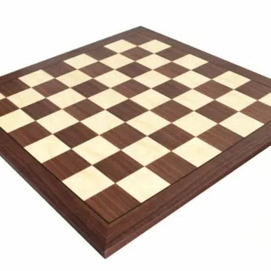 Pieces Echecs en Bois de Rose Staunton et Echiquier en Bois de Noyer et Erable - Image 4
