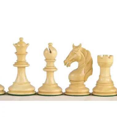 Pièces d'Échecs Licorne en Bois d'Ébène et Buis