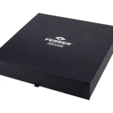 Pieces d'Echecs en Bois d'Olivier et de Buis et Echiquir en Bois d'Olivier et de Tulipier Noir avec Coffret de Rangement - Image 8