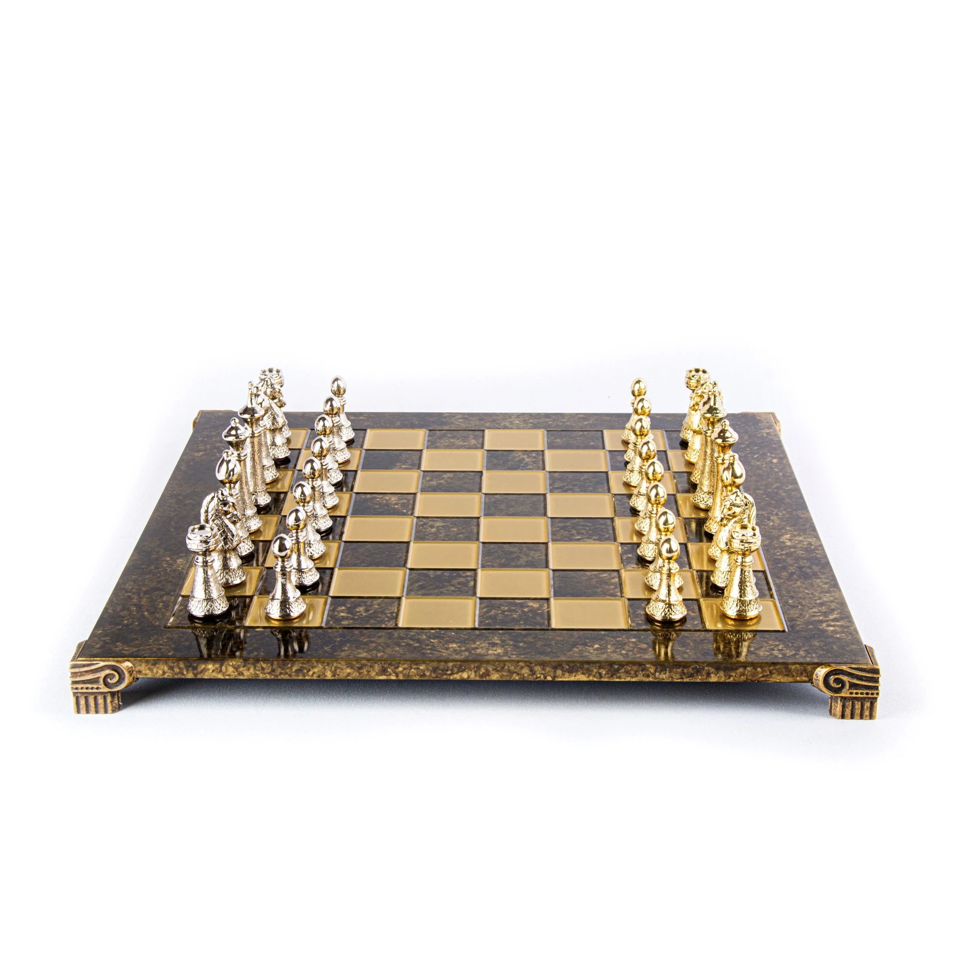 Ensemble de Jeu d'Echecs Staunton en Métal avec Coffret de Rangement - Image 18